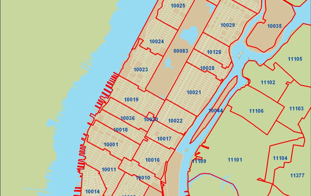 Map Of New York City Zip Codes Sexiz Pix 0785