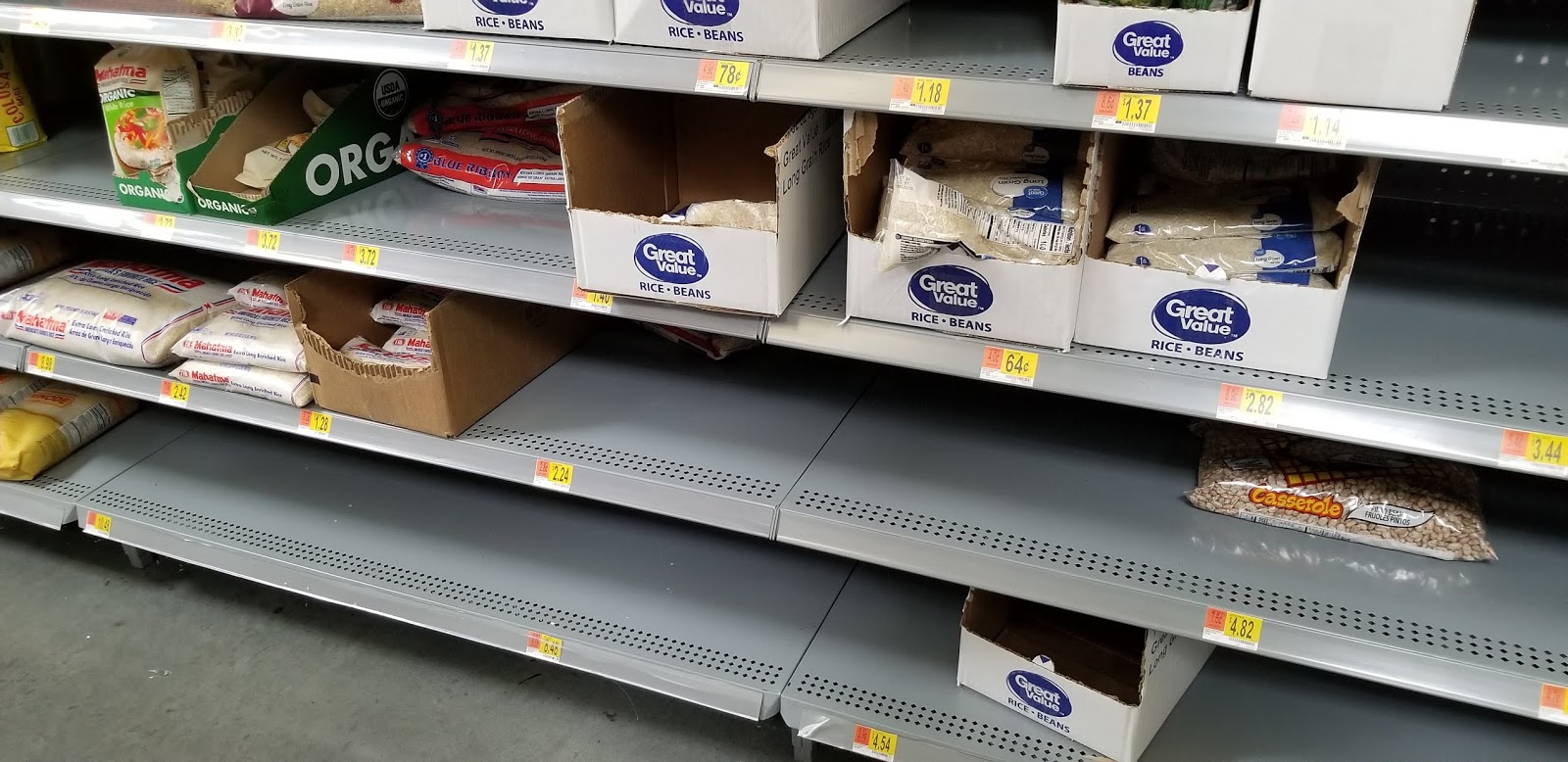 Cash Only Living I Can Confirm That the Shelves Are Bare...Kind Of