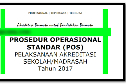 Buku Mekanisme Pos S/M Pengukuhan Sekolah 2017/2018
