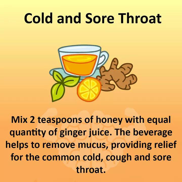Health & Fitness Freaks Home Remedy for "Cold & Sore Throat"