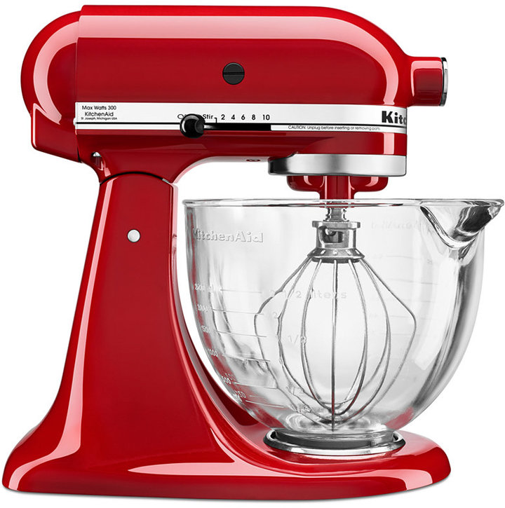My Macy's Collection KitchenAid KSM105GBC 5 qt. Stand Mixer with Glass