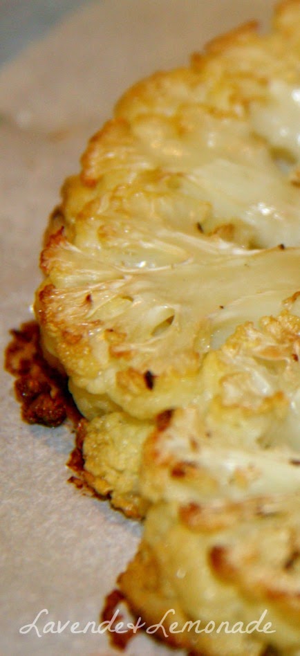 Healthy & Simple!  Oven Roasted Cauliflower - Recipe by Lavende&Lemonade