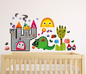 Win Witty Doodle Nursery Wall Stickers