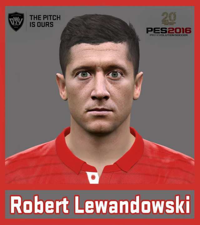 Robert Lewandowski New Face PES 2016 - PES BELGIUM GLORY