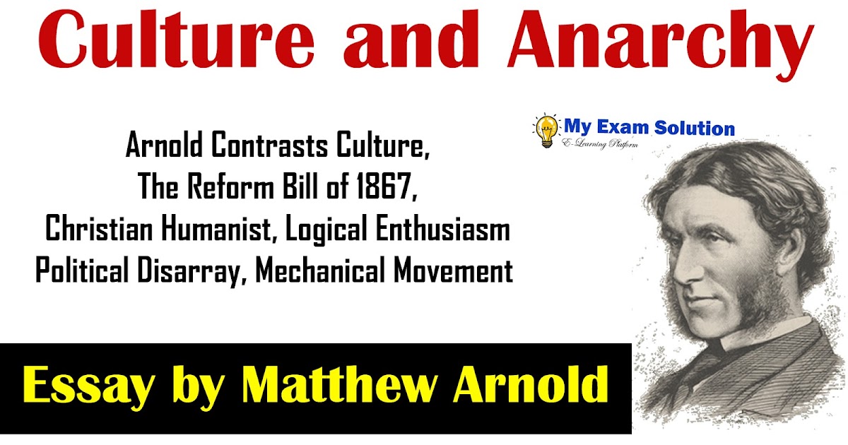 Culture and anarchy chapter 1 summary image