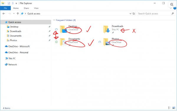 Movimiento de carpeta conocido (KFM) para OneDrive