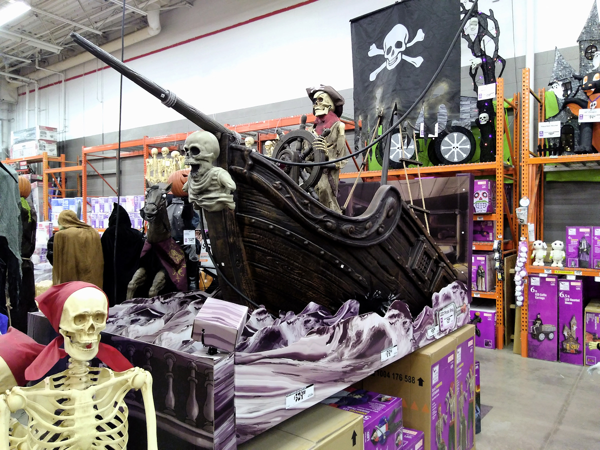 Haunted Eve S Halloween Blog Home Depot Haunted Pirate Ship