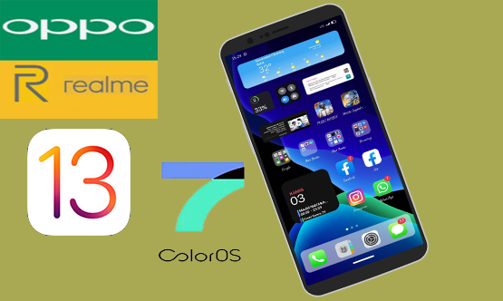 Download Tema iOS  | iPhone 13 Untuk Oppo ColorOs 7 dan Realme UI