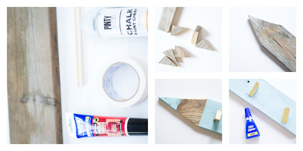 Perchero infantil lápiz diy