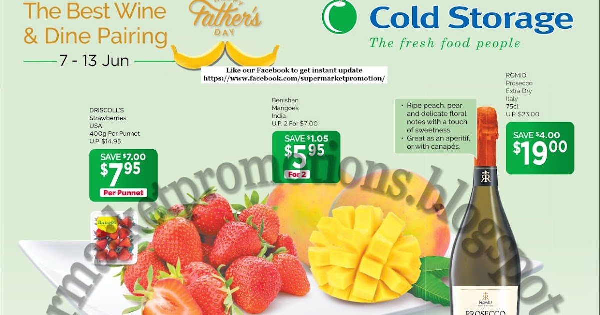 Cold Storage Wine & Dine Pairing Promotion 07 13 June 2019