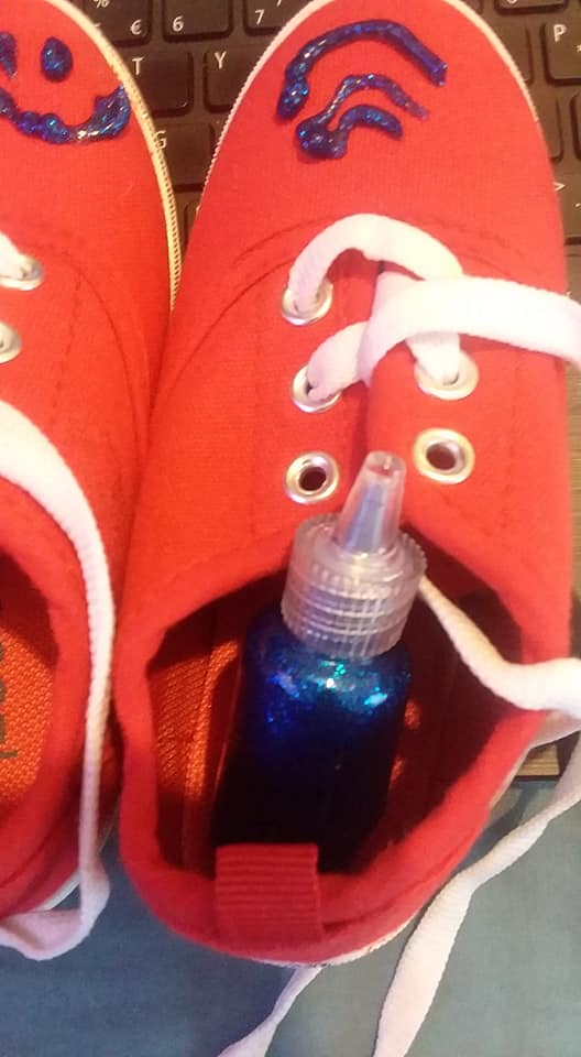 Decorating Sneakers Activity for Sonic: The Hedgehog Movie - ChitChatMom