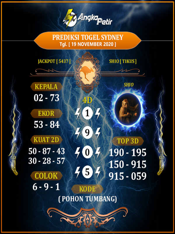 1 New Message Kode Syair Sydney 19 November 2020 Forum Syair Togel Hongkong Singapura Sydney