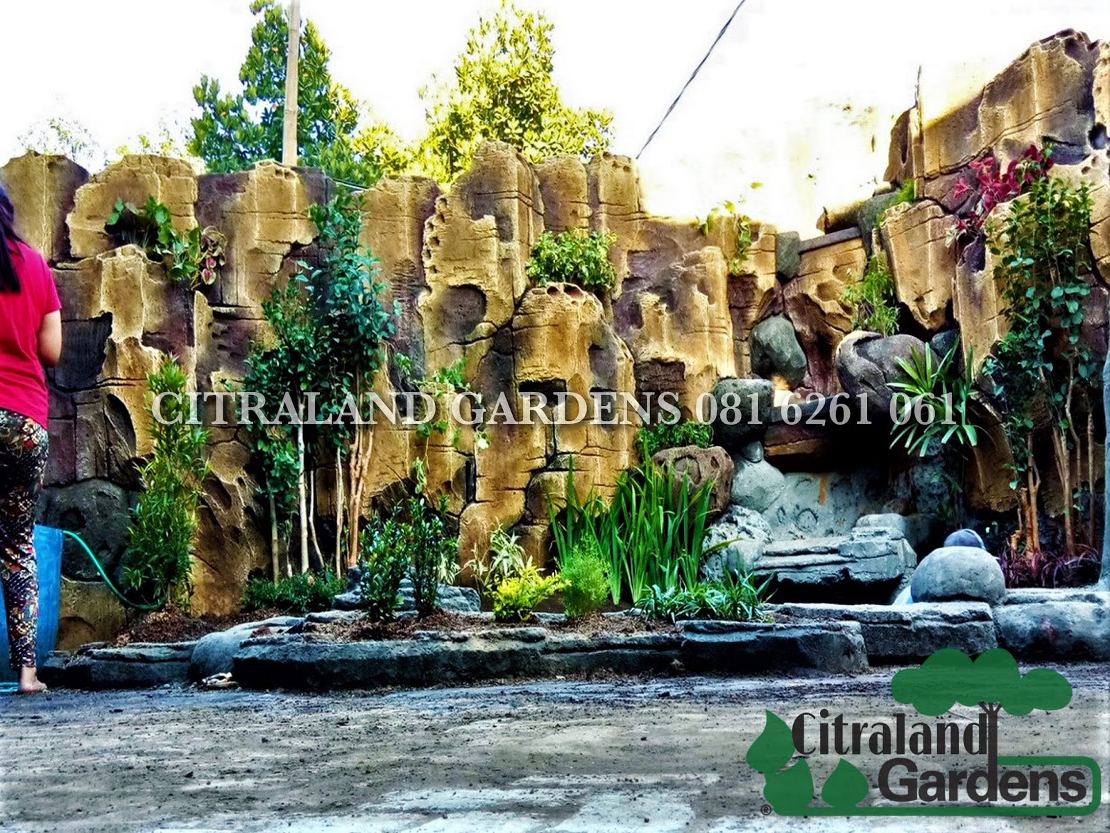 GAMBAR TAMAN TEBING AIR TERJUN - CITRALAND GARDENS