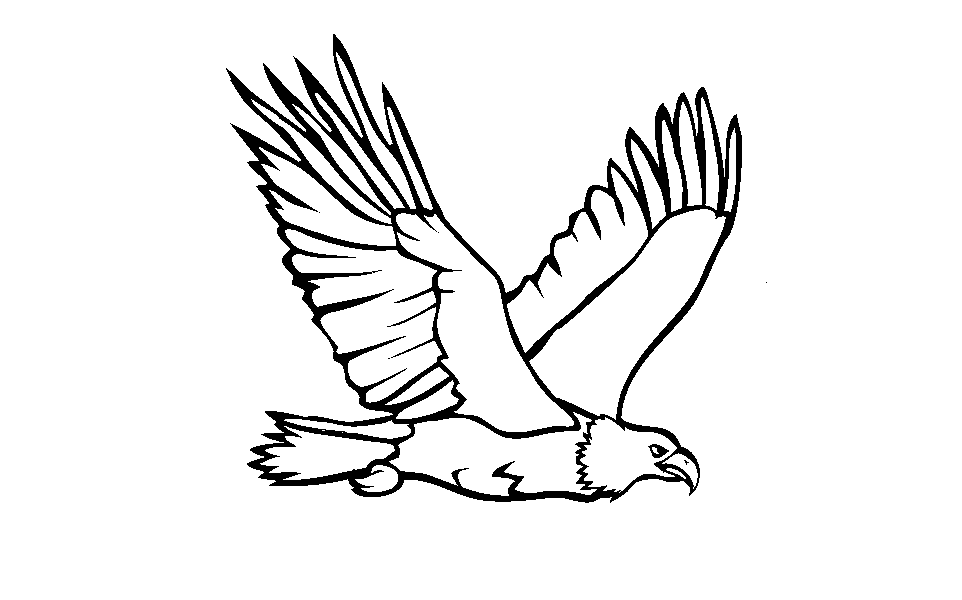 eagle coloring pages easy - photo #7