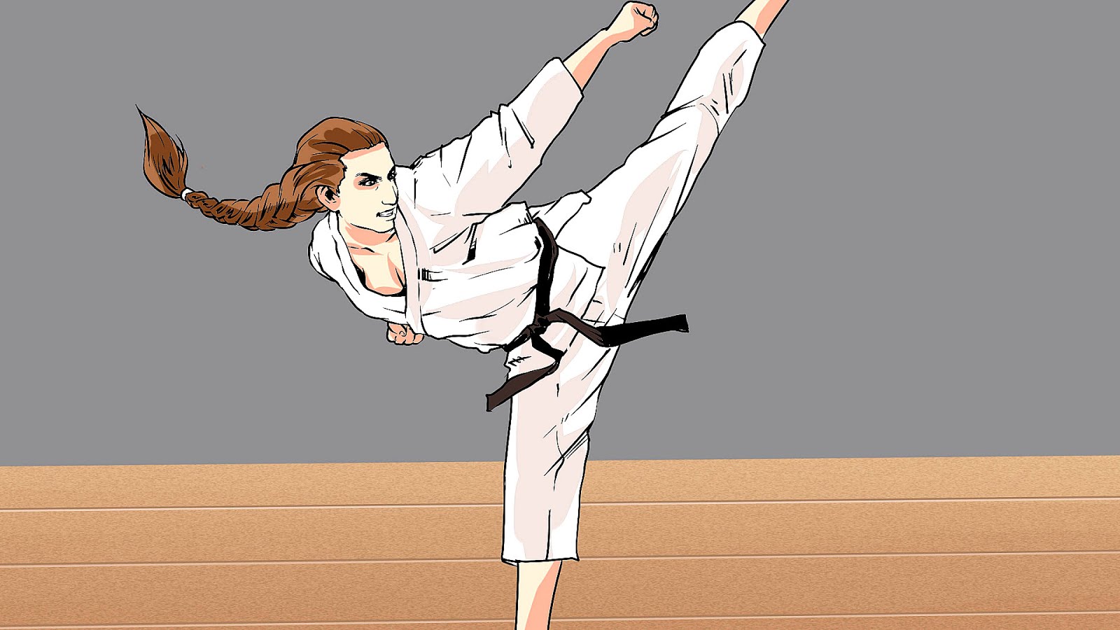 teaching karate moves