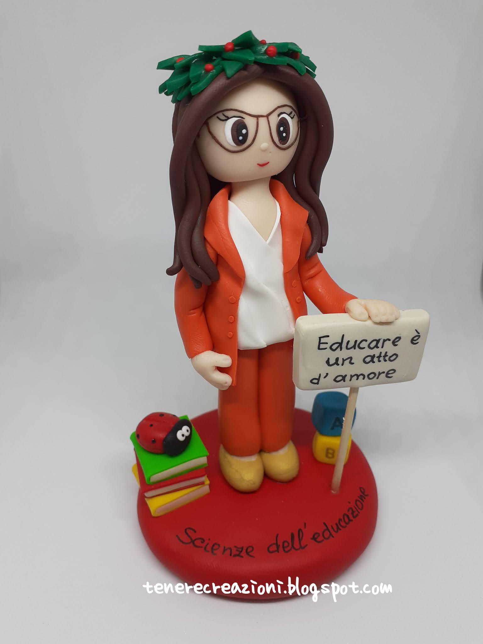 BOMBONIERE personalizzate: Cake topper per Laurea in Scienze Scienze dell' Educazione