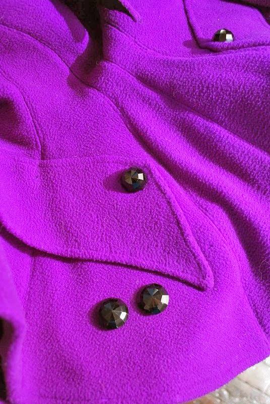 All The Pretty Dresses: Vibrant Purple 1880's Skate Coat