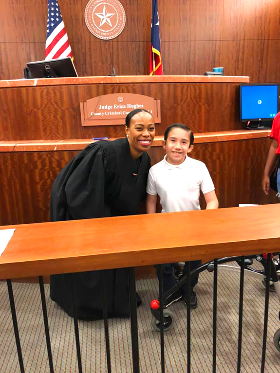 Houston Business Connections Newspaper© Judge Erica Hughes is On The