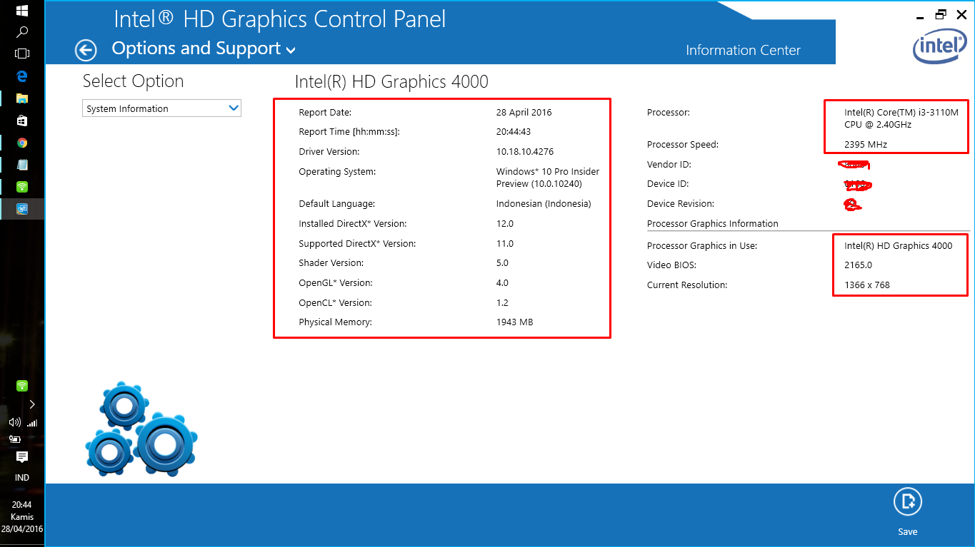 Intel graphics driver for windows