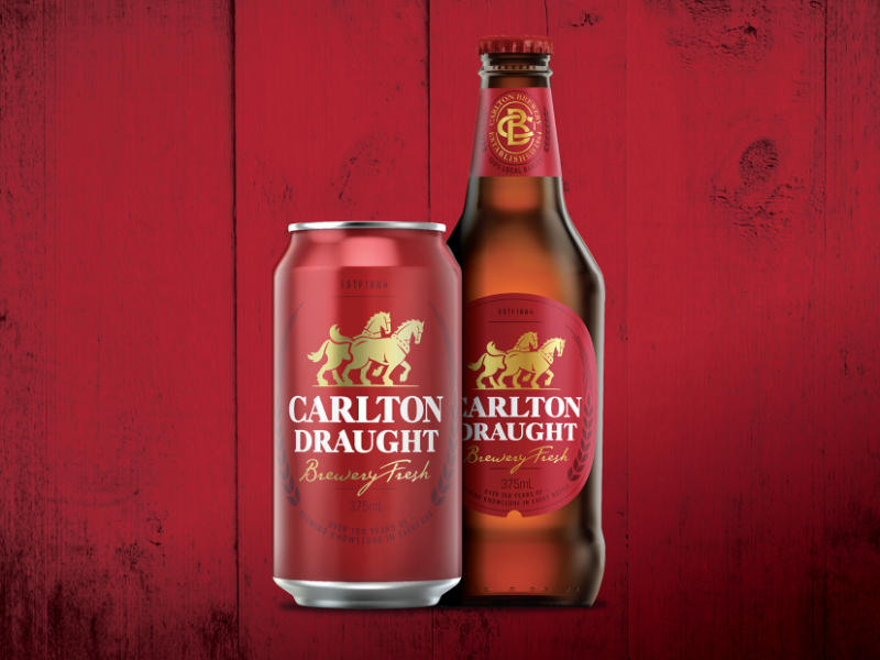 Redesigning Carlton Draught Packaging Of The World