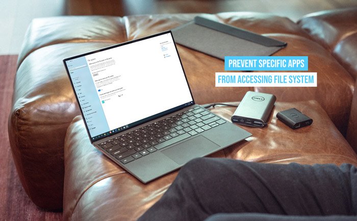 Come consentire o impedire a un'app specifica di accedere al file system