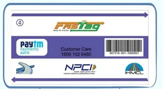 paytm fastag card