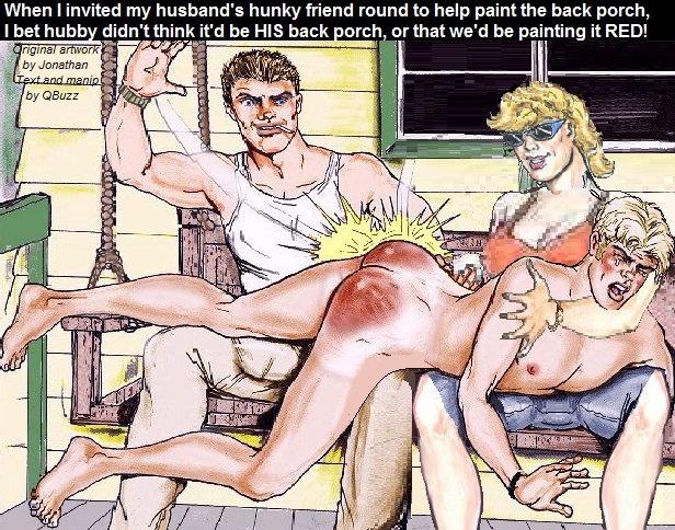 Spanking, cuckold and bi Bulls Spank Cuckolds II (Jonathan art manips) hq nude picture