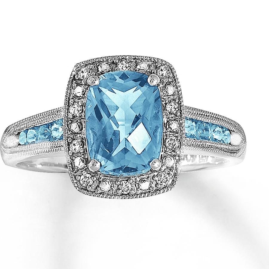 Style your Ownaquamarine and diamond engagement rings 