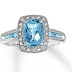 Style your Ownaquamarine and diamond engagement rings