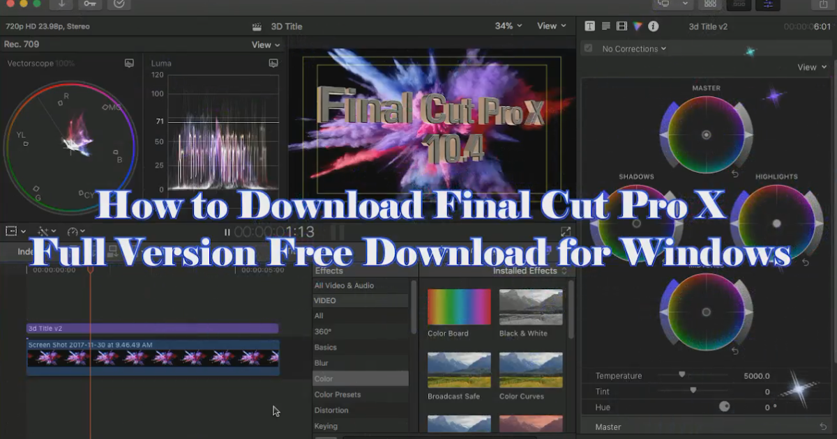 how to torrent final cut pro x