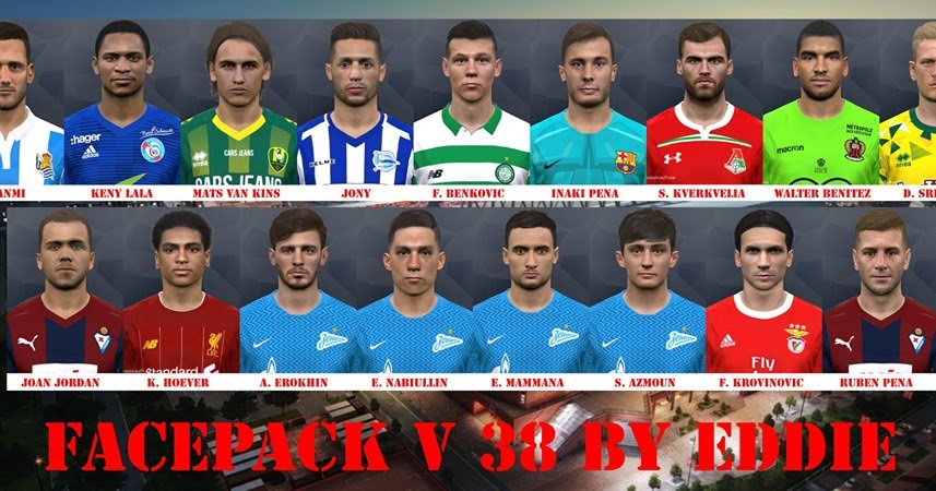 PES2017 Facepack v.38 by Eddie Facemaker - PES BELGIUM GLORY