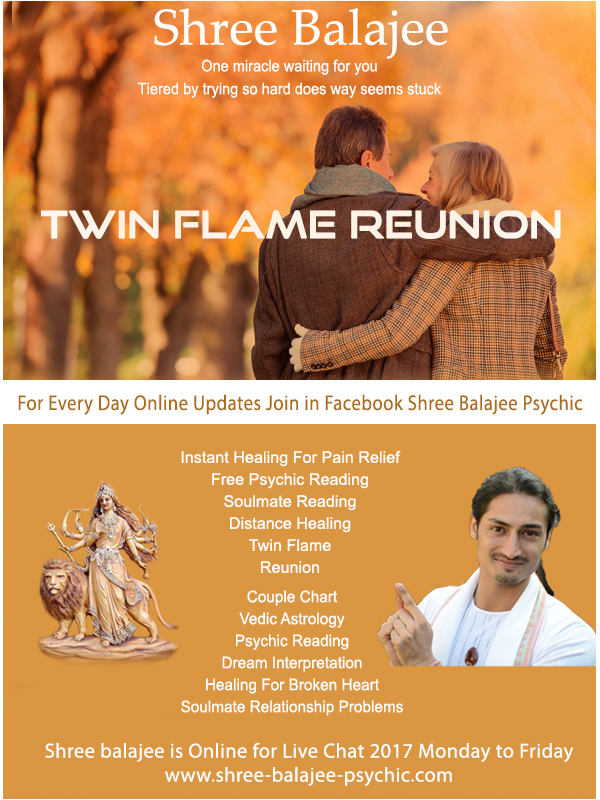Shree Balajee Psychic Twin Flame Reunion