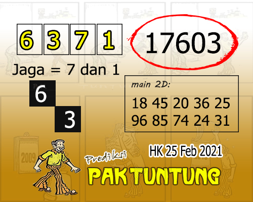 Hk Kamis 25 02 2021 Medan73 Jitu Prediction 4d 3d 2d