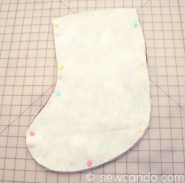 Sew Can Do Faux Patchwork Christmas Stocking Pattern & Tutorial