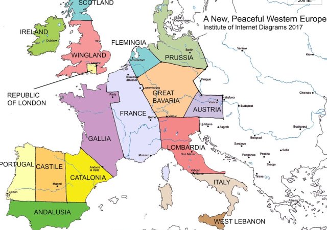 Fronteras De Europa Mapa