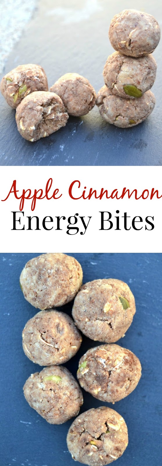 These Apple Cinnamon Energy Bites are filling, tasty and high in protein and fiber to keep you full. www.nutritionistreviews.com