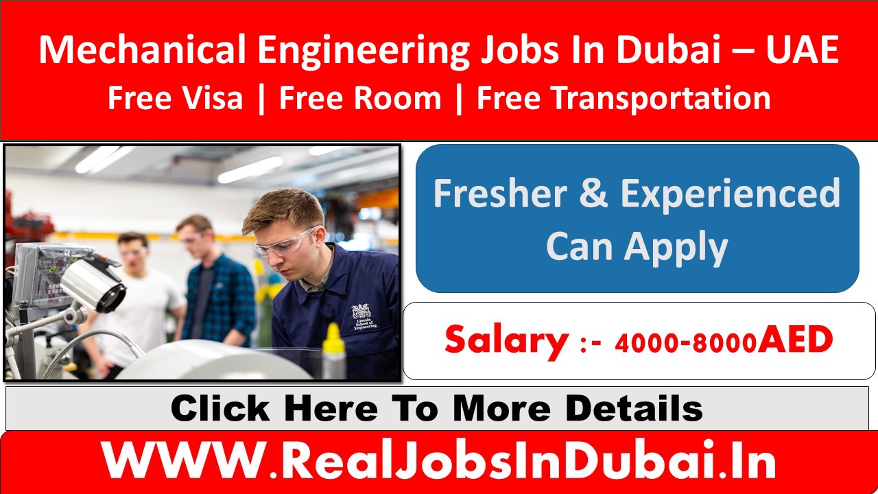 Mehcanical Engineering Jobs In Dubai , Abu Dhabi & Sharjah UAE 2020