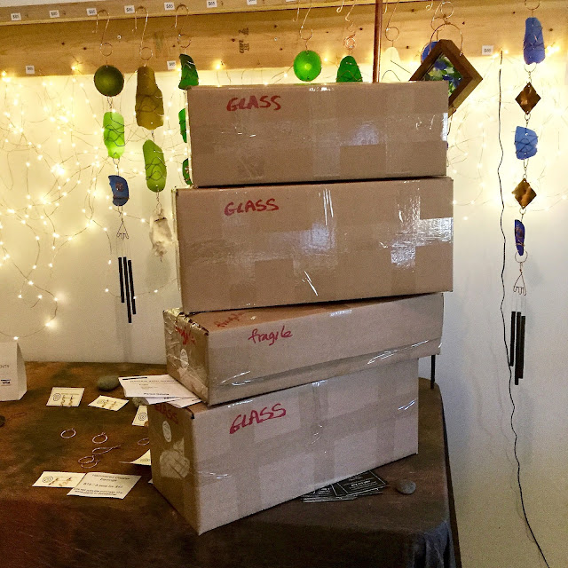 Shipping Wind Chimes and Suncatchers, Christmas 2017