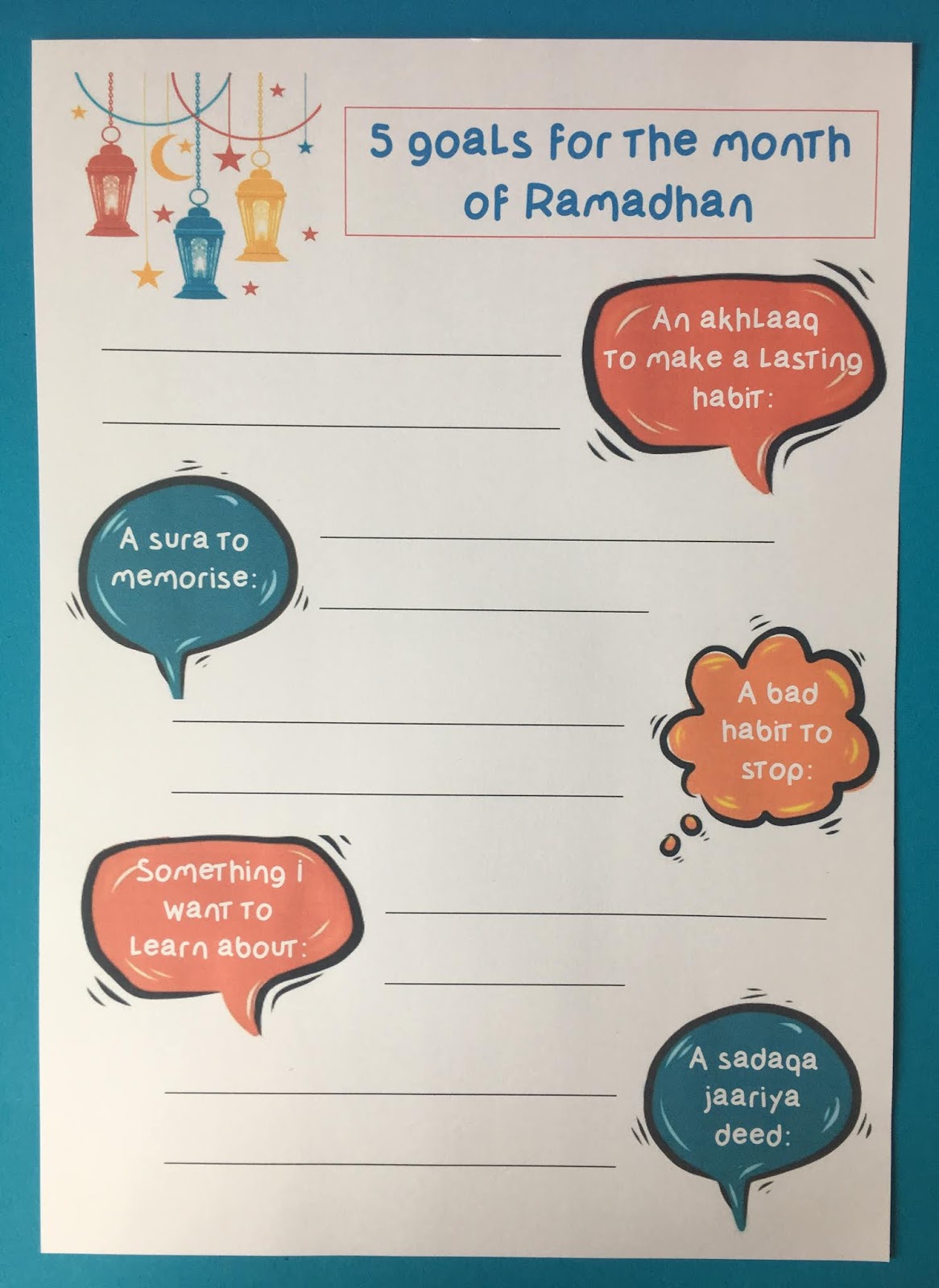 Making Goals For Ramadhan Islam From the Start