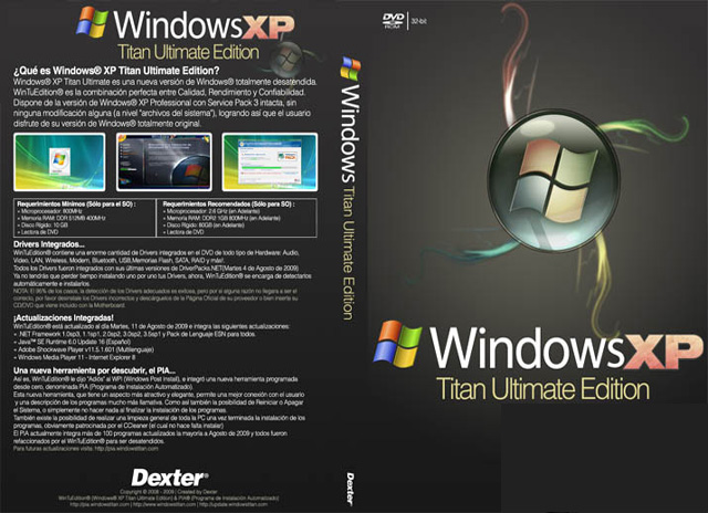 windows xp titan ultimate edition -