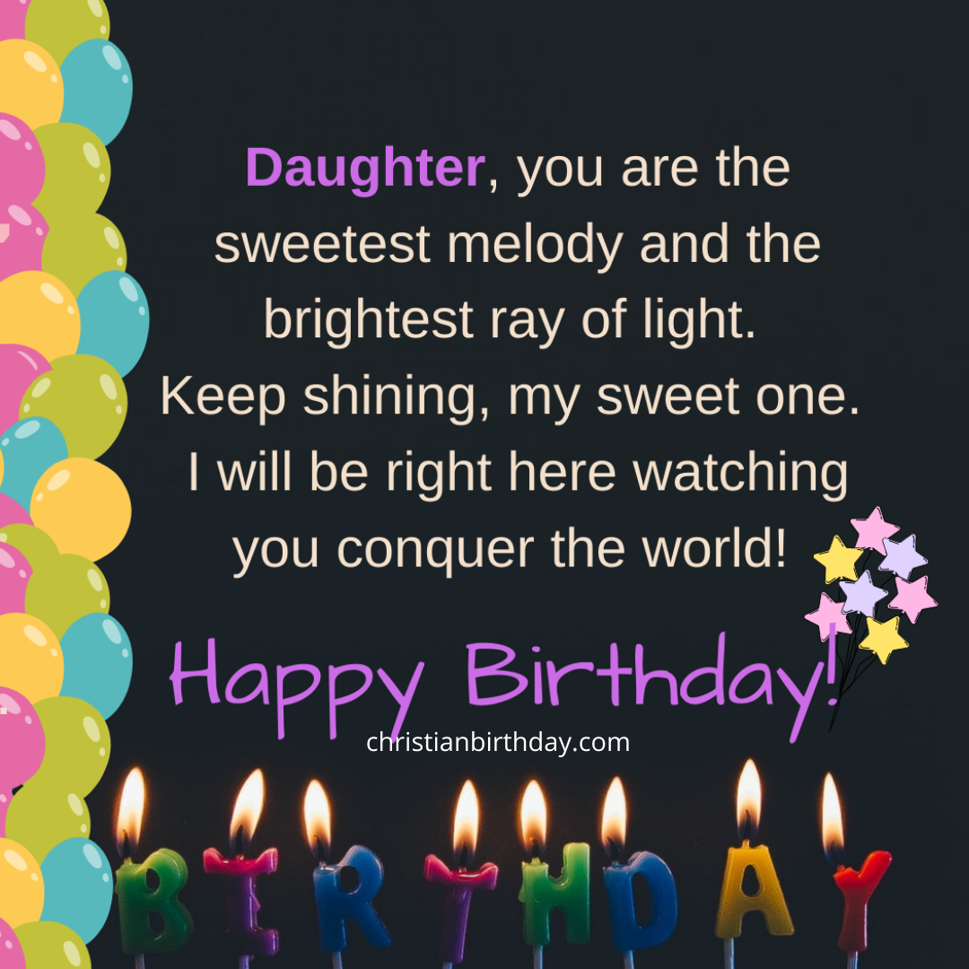 Happy Birthday Nice Wishes, Blessings, Bible Verses For My Daughter |  Christian Birthday Cards & Wishes
