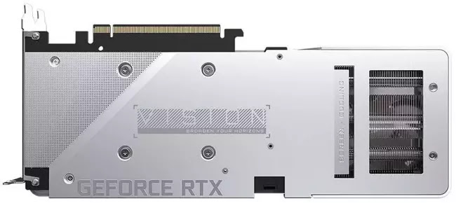 GeForce RTX 3060 VISION Arka Paneli