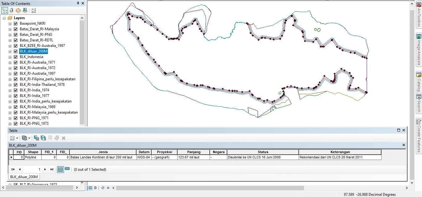 Data SHP Batas Maritim Indonesia Terlengkap