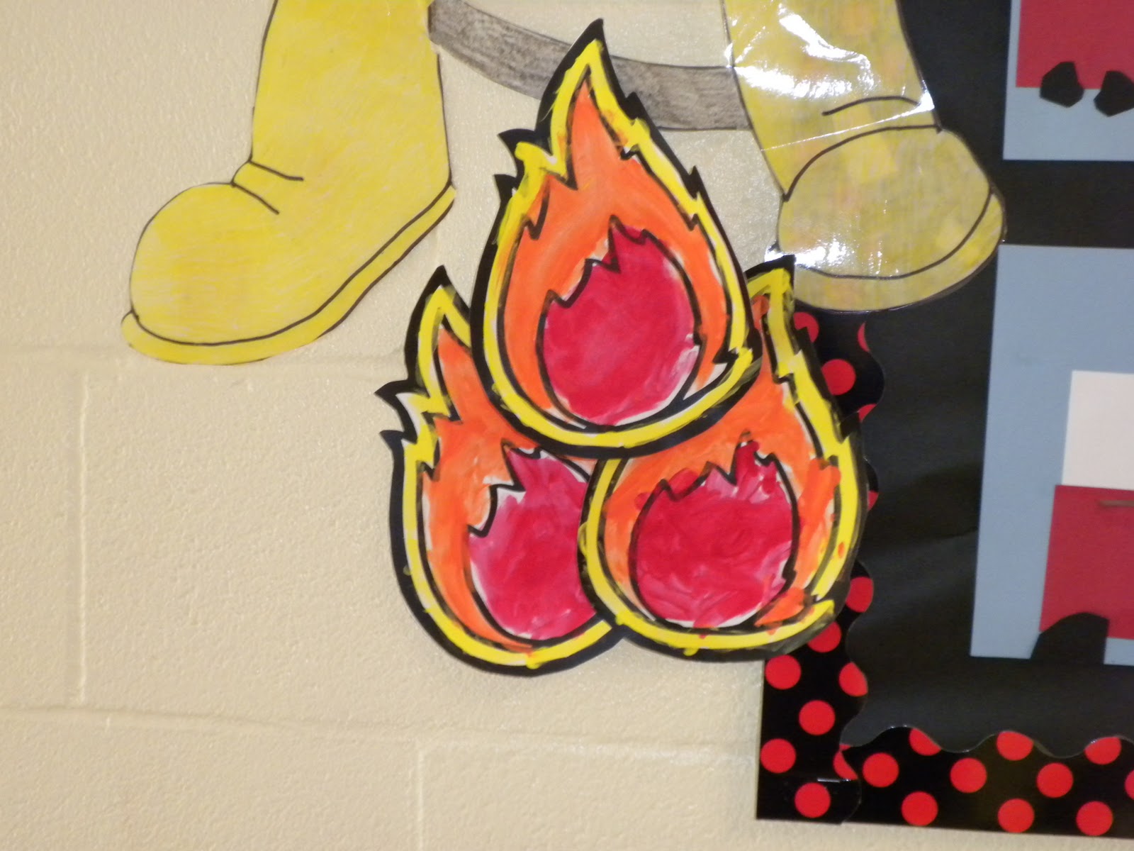 Mrs. Payton's Precious Kindergarteners Fire Safety Bulletin Board