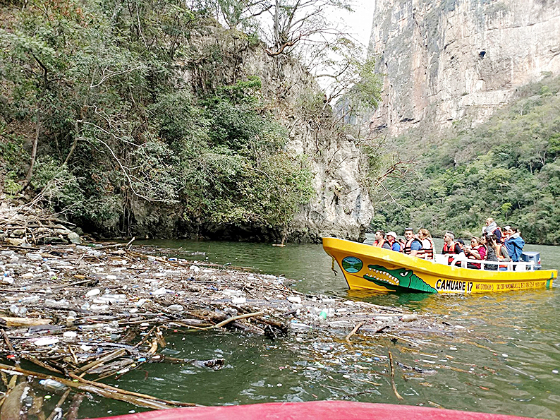Promociona Turismo basura en el Cañón del Sumidero - EL IMPARCIAL DE
