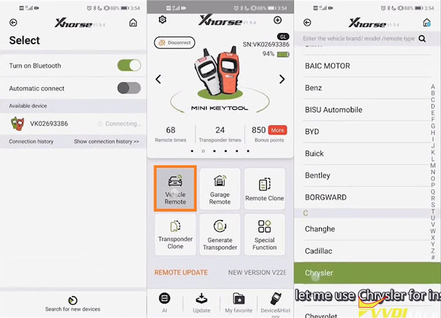 VVDI Modify Smart Key Button Distance 2
