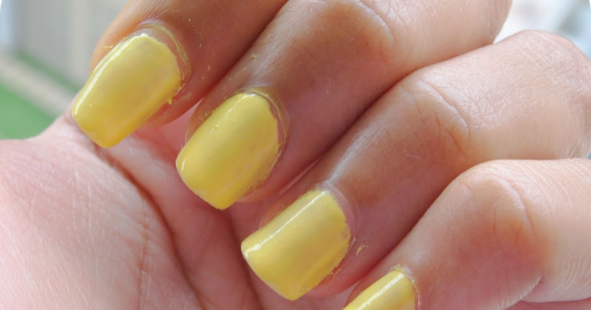 10. Sally Hansen Hard as Nails Xtreme Wear in "Mellow Yellow" - wide 6