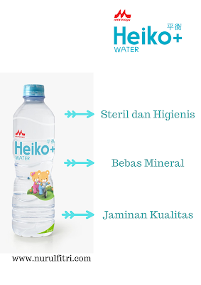 heiko+ water, air berkualitas untuk yang terkasih