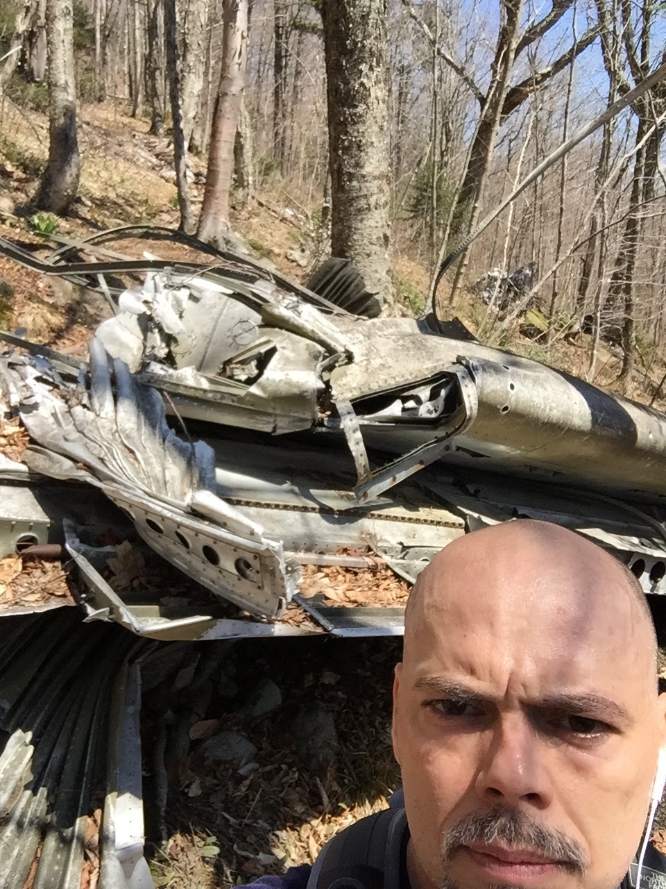 Rondinones' Adventures B18 Plane Crash Wreckage Woodstock, NH