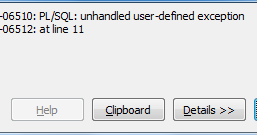 RAISE_APPLICATION_ERROR in PLSQL